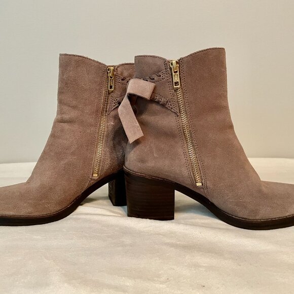 UUG Taupe Suede Ankle Boots - Picture 8 of 14